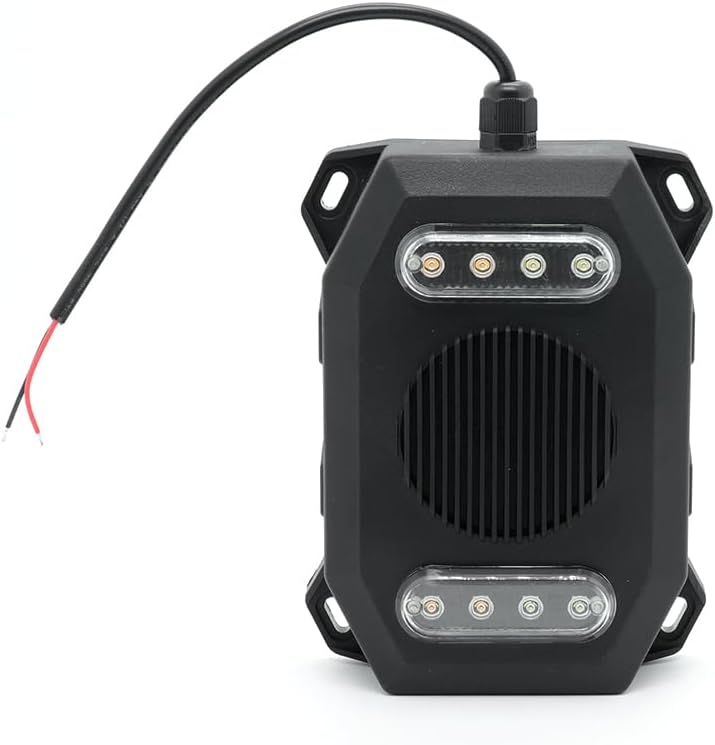 YUESONIC نظام إنذار احتياطي وإضاءة تحذيرية 102dB - 12-24V صوت تنبيه أمان للمركبات - Image 2